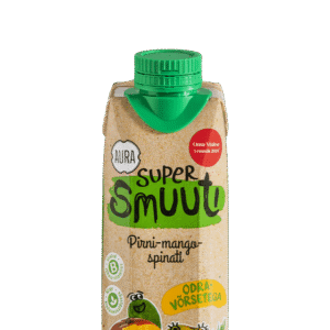 Pear-mango-spinach Supersmuuti with barley grass and ginger
