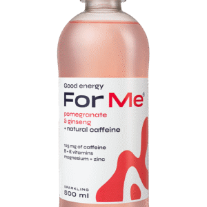 For Me pomegranate-flavoured caffeine drink with ginseng extract, vitamins and minerals